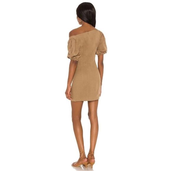 Lovers and Friends Steph Mini Dress in Tan M New - Picture 2 of 11